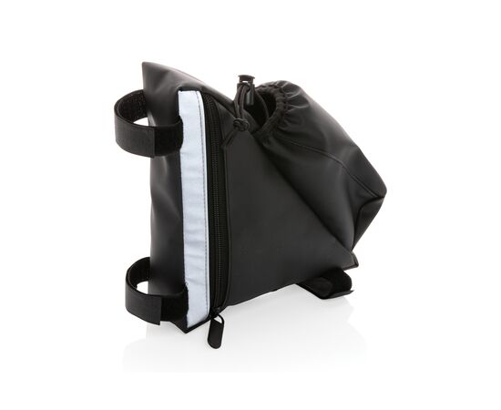 Sacoche réfléchissante pour vélo avec porte bouteille Noir - XD Collection P325.031