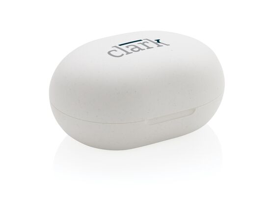 RCS standaard recycled plastic TWS oordoppen Wit - XD Collection P329.673