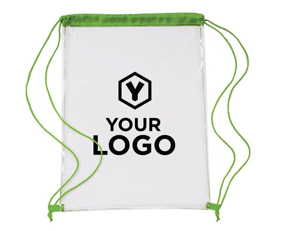 PVC drawstring backpack Kiki White -  0927.002