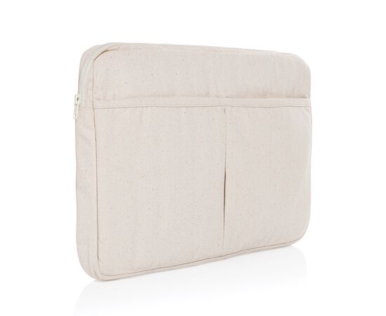 Laluka AWARE™ 15,6" Laptoptasche aus recycelter Baumwolle Off white - XD Collection P788.140