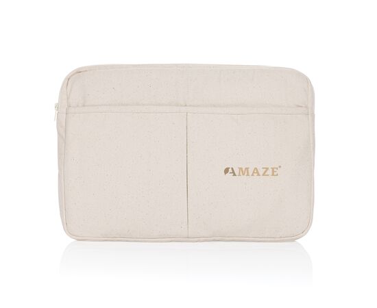 Laluka AWARE™ 15,6" Laptoptasche aus recycelter Baumwolle Off white - XD Collection P788.140