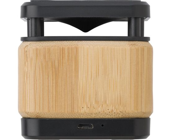 Bamboe en ABS draadloze speaker met lader Nova Bruin -  9319.011