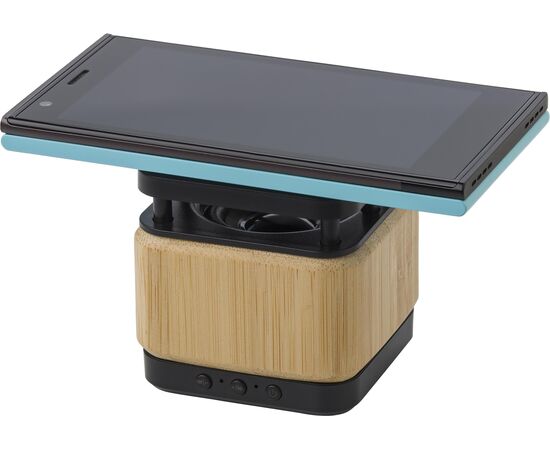 Bamboe en ABS draadloze speaker met lader Nova Bruin -  9319.011