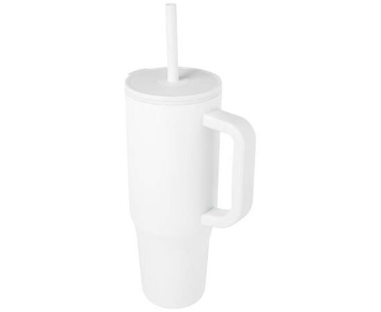 Brady 900 ml RCS-zertifizierter Isolierbecher mit Silikon Trinkhalm Weiß - Unbranded 10086701