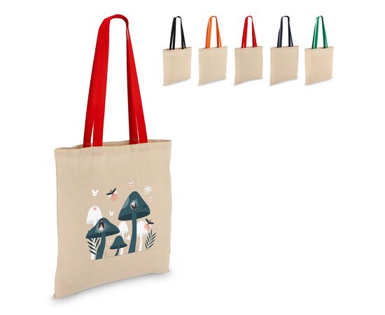 Tote bag OEKO-TEX 38x42 140gsm Black -  LT95381-N0002