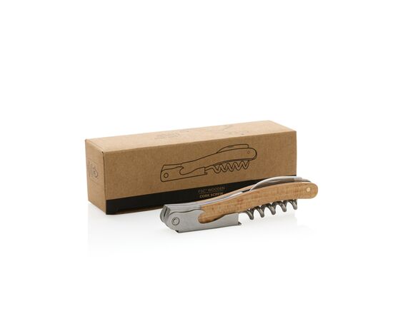Wooden Corkscrew Brown - XD Collection P414.029