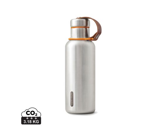 Black+Blum isolierte Wasserflasche klein, 500ml Orange - Black + Blum P439.1008