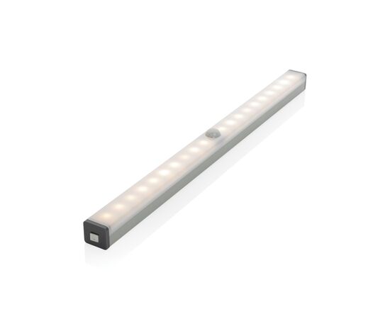 Lampe LED capteur de mouvements rechargeable en USB. Large Argent - XD Collection P513.032