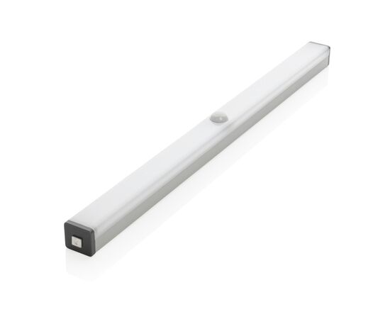 Lampe LED capteur de mouvements rechargeable en USB. Large Argent - XD Collection P513.032