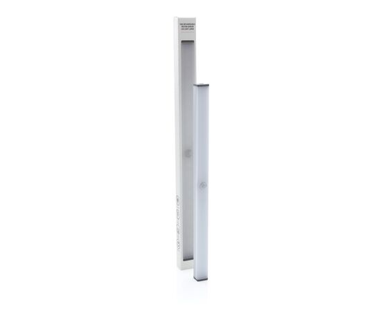 Lampe LED capteur de mouvements rechargeable en USB. Large Argent - XD Collection P513.032