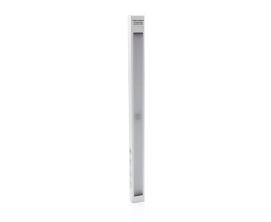 Lampe LED capteur de mouvements rechargeable en USB. Large Argent - XD Collection P513.032