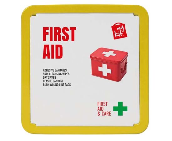 MyKit tinnen EHBO set Geel - MyKit 1Z263111
