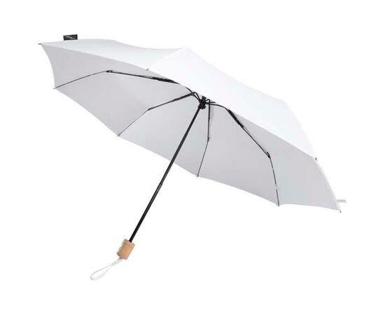 Dane 21 inch RPET paraplu Wit - Unbranded 11350801