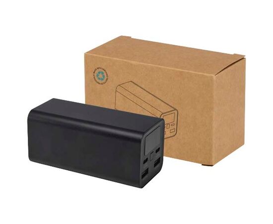 Acamar 20.000 mAh 70W recycled aluminium laptop power bank Black - Unbranded 12444090