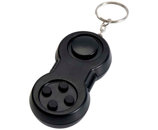 Porte-clés fidget contrôleur Fidgix Noir - Unbranded 12634490