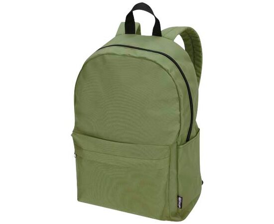 Sac à dos pour ordinateur portable Byron de 16 L et 14" en matériaux recyclés certifiés GRS Olive - Unbranded 13009660