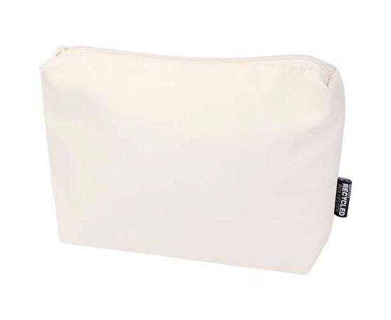 Trip Aware&#8482; recycled travel toiletry pouch 2L Off white - Unbranded 12076702