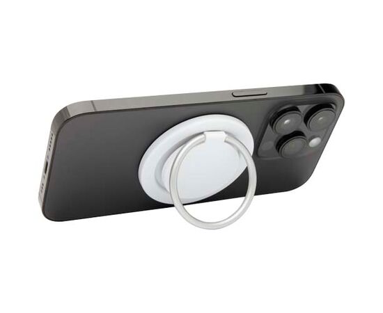 Albali Magnetische Smartphonehalterung  aus recyceltem Kunststoff mit Ringständer Weiß - Unbranded 12446201