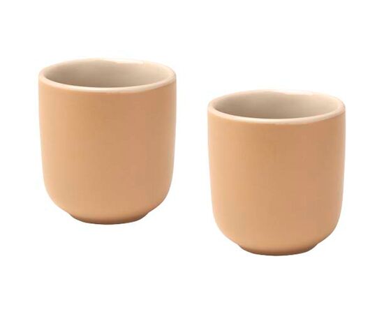 Male 90 ml ceramic espresso cups - set of 2 Oatmeal - Seasons 12639707