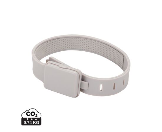 Lumi Sprint wiederaufladbares LED Lauflicht aus RCS rec. ABS Grau - XD Collection P239.4402