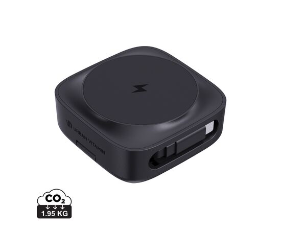 Urban Vitamin Goleta 2-in-1 15W Magnetic Wireless Charger Schwarz - Urban Vitamin P309.5301