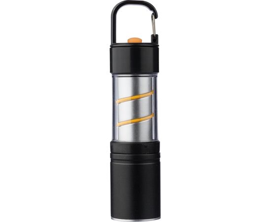 Aluminium COB-Taschenlampe Vela Schwarz -  1267908.001