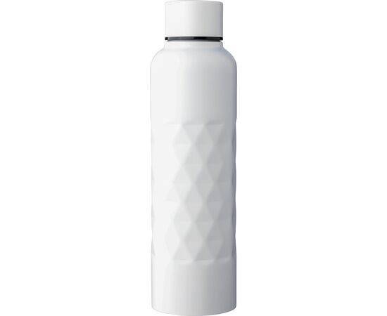 Gourde simple paroi de 800 ml en acier inoxydable recyclé Talin Blanc -  1267909.002