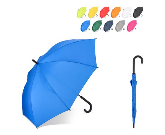 Verdure 190T Pongee 23" Windproof hook umbrella Auto open White -  LT97119-N0001