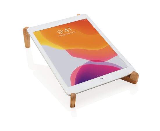 Bamboo portable laptop stand Brown - XD Collection P262.019