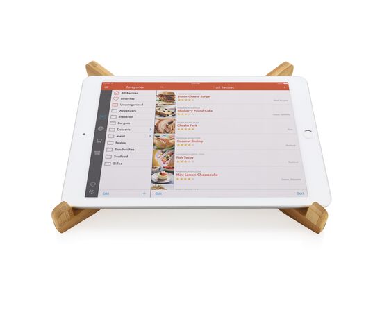 Bamboo portable laptop stand Brown - XD Collection P262.019