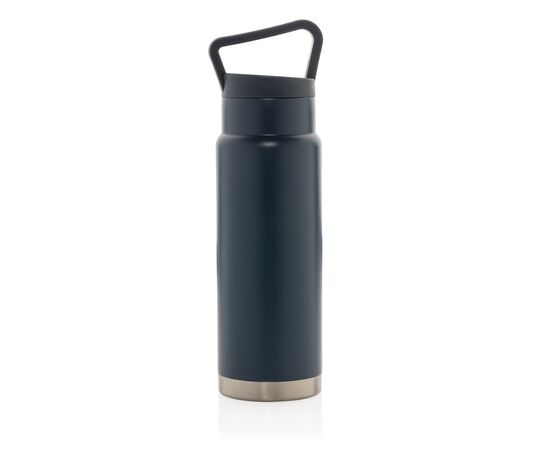 Lekvrije vacuümfles on-the-go met handvat Blauw - XD Collection P436.925