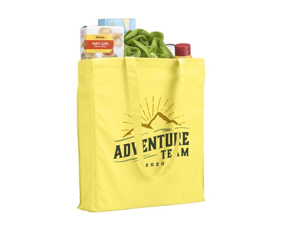 Colour Square Bag sac en coton (160 g/m²) Jaune -  368620