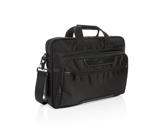 Sac ordinateur 15,6" Voyager en RPET avec anti RFID Noir - Swiss Peak P732.071