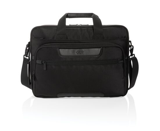 Sac ordinateur 15,6" Voyager en RPET avec anti RFID Noir - Swiss Peak P732.071