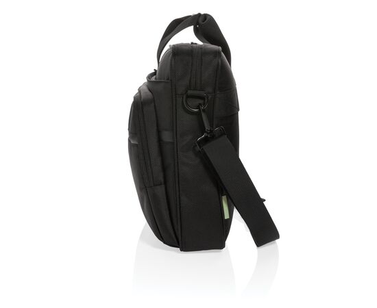 Sac ordinateur 15,6" Voyager en RPET avec anti RFID Noir - Swiss Peak P732.071