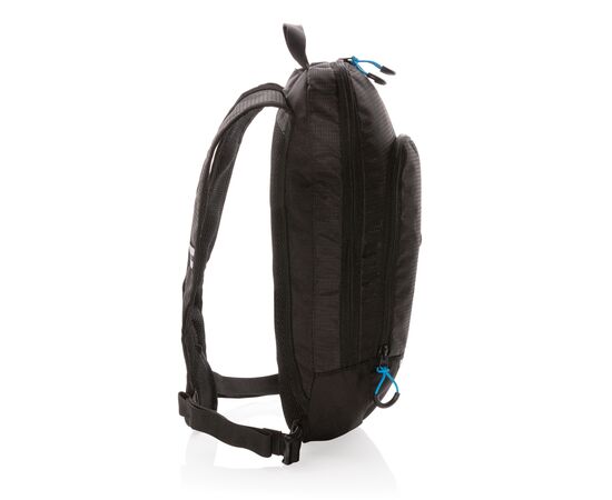 Explorer ribstop kleine wandelrugzak 7L PVC-vrij Zwart, Blauw - XD Collection P760.161