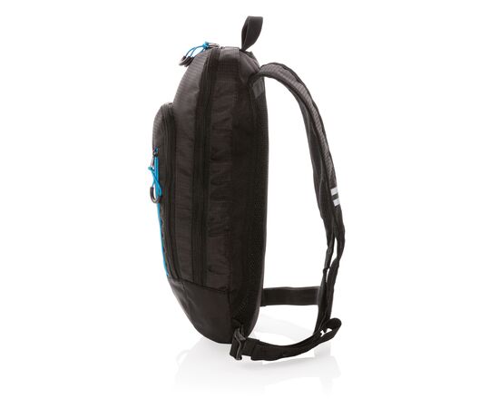 Explorer ribstop kleine wandelrugzak 7L PVC-vrij Zwart, Blauw - XD Collection P760.161