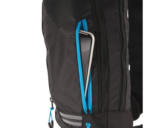 Explorer ribstop kleine wandelrugzak 7L PVC-vrij Zwart, Blauw - XD Collection P760.161