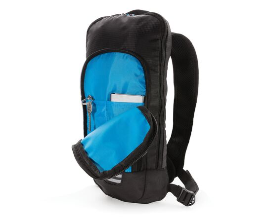 Explorer ribstop kleine wandelrugzak 7L PVC-vrij Zwart, Blauw - XD Collection P760.161