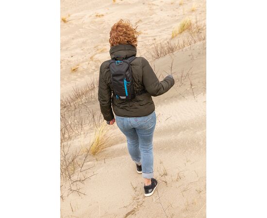 Explorer ribstop kleine wandelrugzak 7L PVC-vrij Zwart, Blauw - XD Collection P760.161