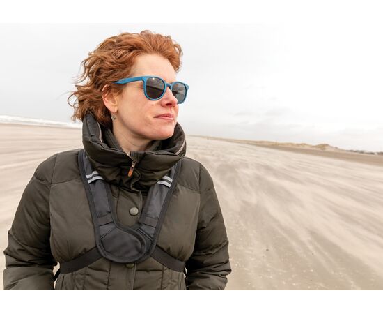 Explorer ribstop kleine wandelrugzak 7L PVC-vrij Zwart, Blauw - XD Collection P760.161