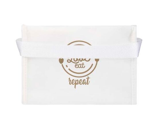 Spectrum gerecyclede non woven koeltas voor 6 blikjes 4l Wit - Unbranded 13008201