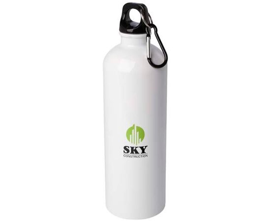 Oregon 750 ml RCS certified single wall stainless steel water bottle with carabiner White - Unbranded 10086101