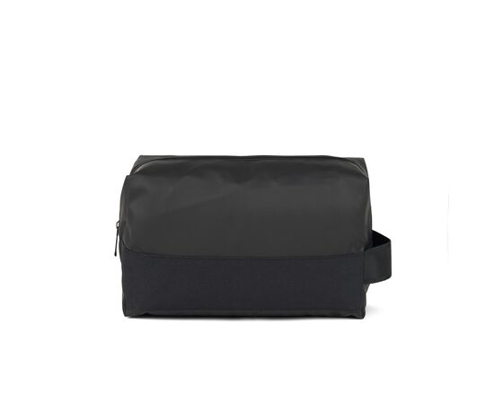 VINGA Livorno GRS recycled polyester toilettas Zwart - Vinga V7030101