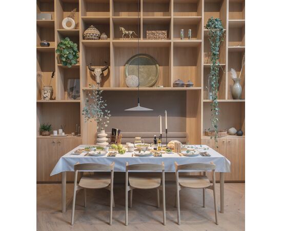Ukiyo Aware™ 180gr recycled katoenen tafelkleed 250x140cm Gebroken wit - Ukiyo P261.080