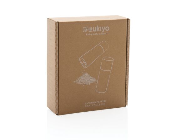 Ukiyo bamboe zout- en pepermolenset Bruin - Ukiyo P262.319