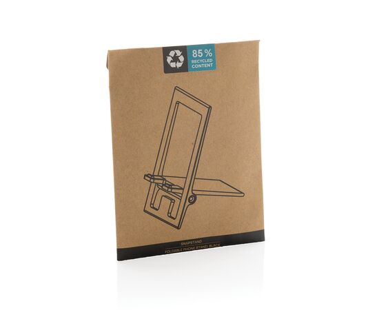 Support téléphone pliable en plastique RCS SnapStand Noir - XD Collection P301.4101