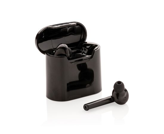 Liberty wireless earbuds in charging case Black - XD Collection P329.011