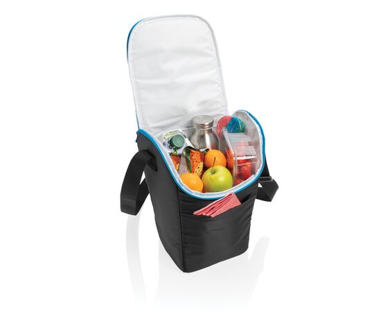 Explorer draagbare outdoor koeltas Zwart, Blauw - XD Collection P422.321