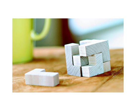 Holzpuzzle im Baumwollbeutel Holz -  KC2585-40